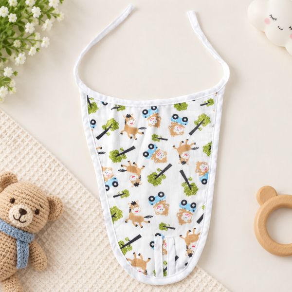 Muslin Nappy-5 Layer Jungle Drive
