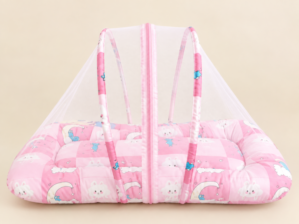 Baby Mosquito Net Bed-Pink