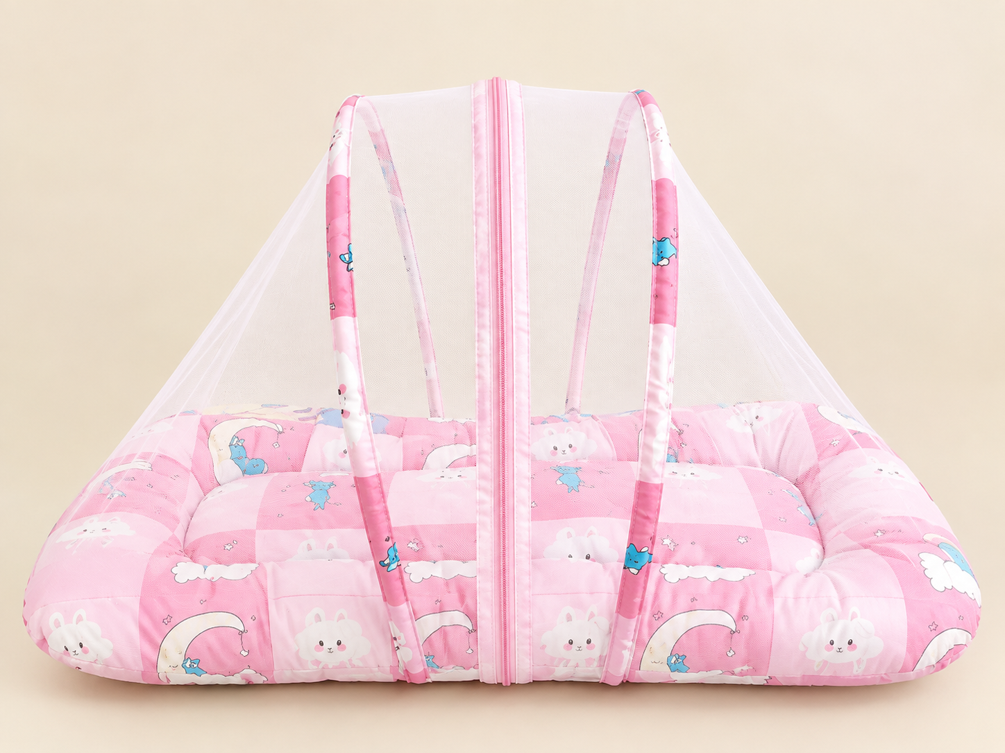 Baby Mosquito Net Bed-Pink