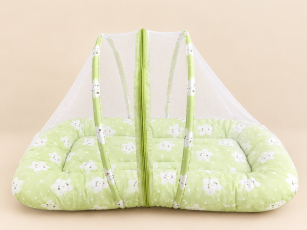 Baby Mosquito Net Bed-Fluorescent Green