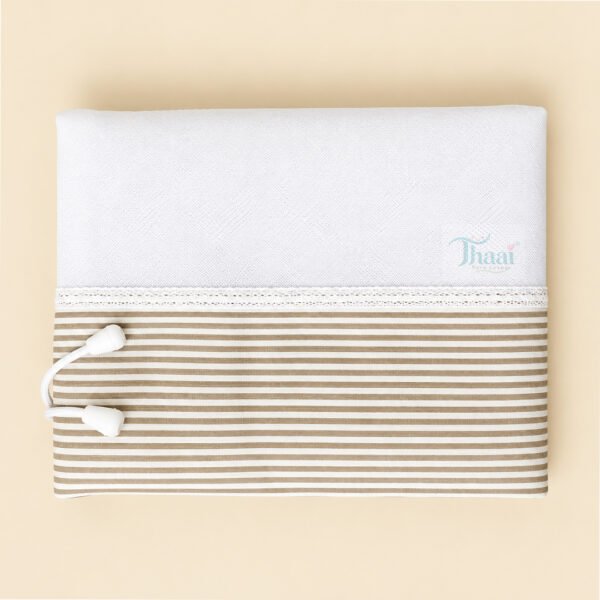 Mosquito Net For Thottil -Gray Stripes