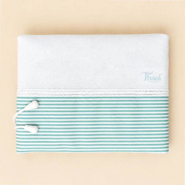 Mosquito Net For Thottil -Electric Blue Stripes